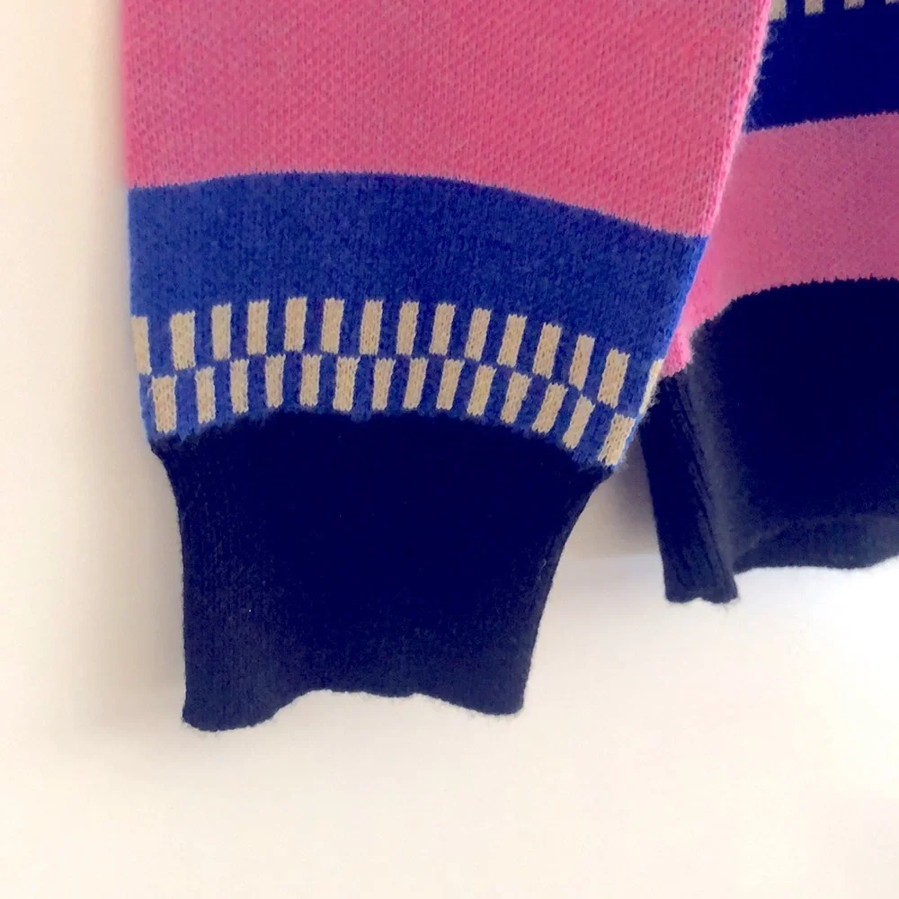 Knit Striped Rainbow Sweater - Picture 3 of 3